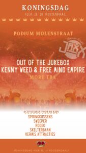 Koningsdag in Roosendaal @ Bruin Café JaxX